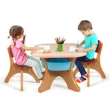 Children Kids Activity Table & Chair Set - Play Furniture with Storage