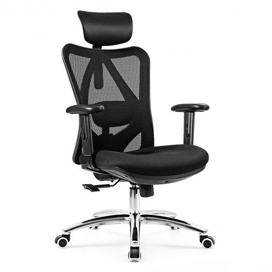 Adjustable Height Mesh Swivel High Back Office Chair - Minihomy