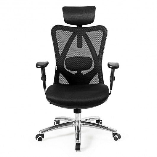 Adjustable Height Mesh Swivel High Back Office Chair - Minihomy