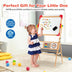 3-in-1 Wooden Art Easel for Kids with Drawing Paper Roll - Minihomy