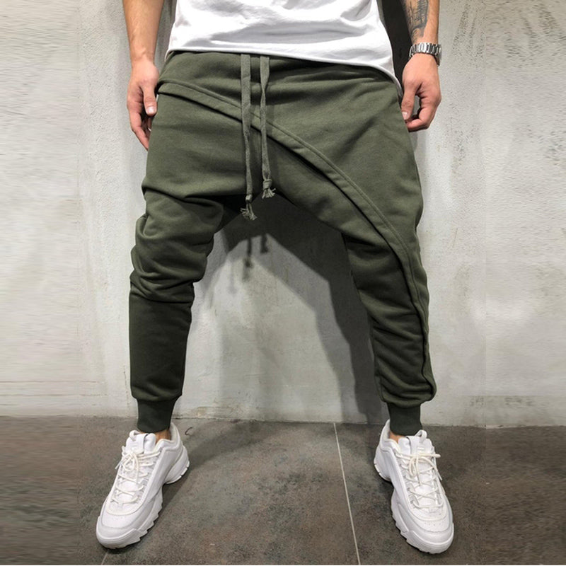 Jogging Pants Hip Hop Jogging Pants Slim Casual Sports Drawstring Pants Men - Minihomy