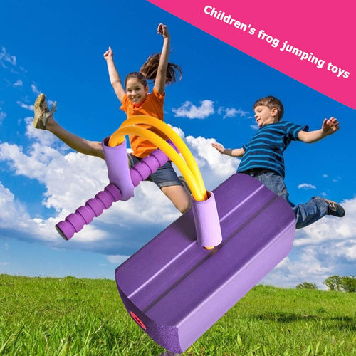 Kindergarten Fitness Bouncing Outdoor Toy Children Long High Flashing Jumping Pole