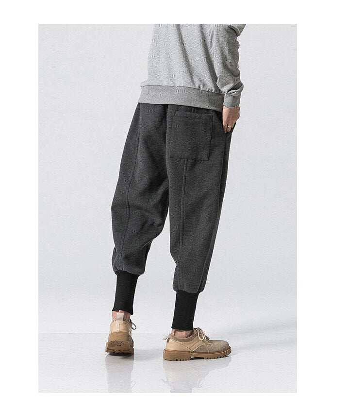 Joggers Hip Hop Sweatpants Loose Feet Teen Harem Casual Pants - Minihomy