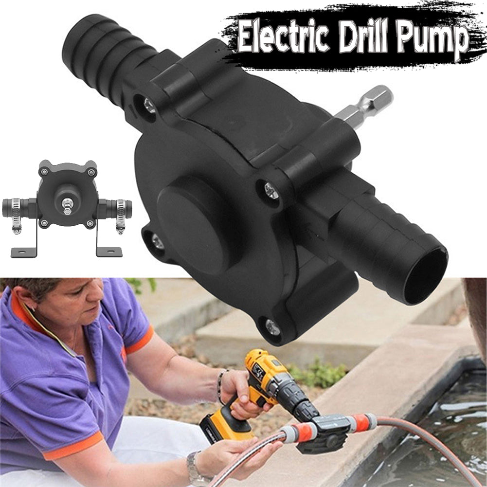 Portable Electric Drill Pump Diesel Oil Fluid Water Pump Mini Hand Self-priming Liquid Transfer Pumps