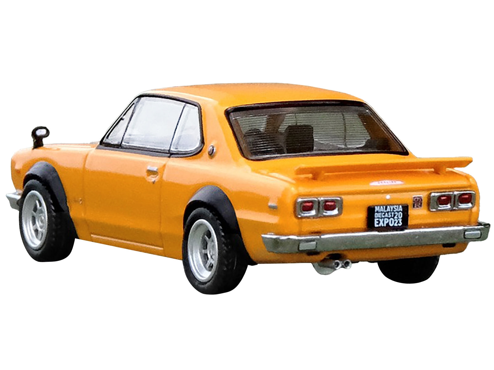 Nissan Skyline 2000 GT-R (KPGC10) RHD (Right Hand Drive) Orange "Malaysia Diecast Expo Event Edition" (2023) 1/64 Diecast Model Car by Inno Models - Minihomy