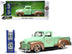 1953 Chevrolet 3100 Pickup Truck Light Green and Gold Metallic "Rusty's Garage" with Extra Wheels "Just Trucks" Series 1/24 Diecast Model Car by Jada - Minihomy