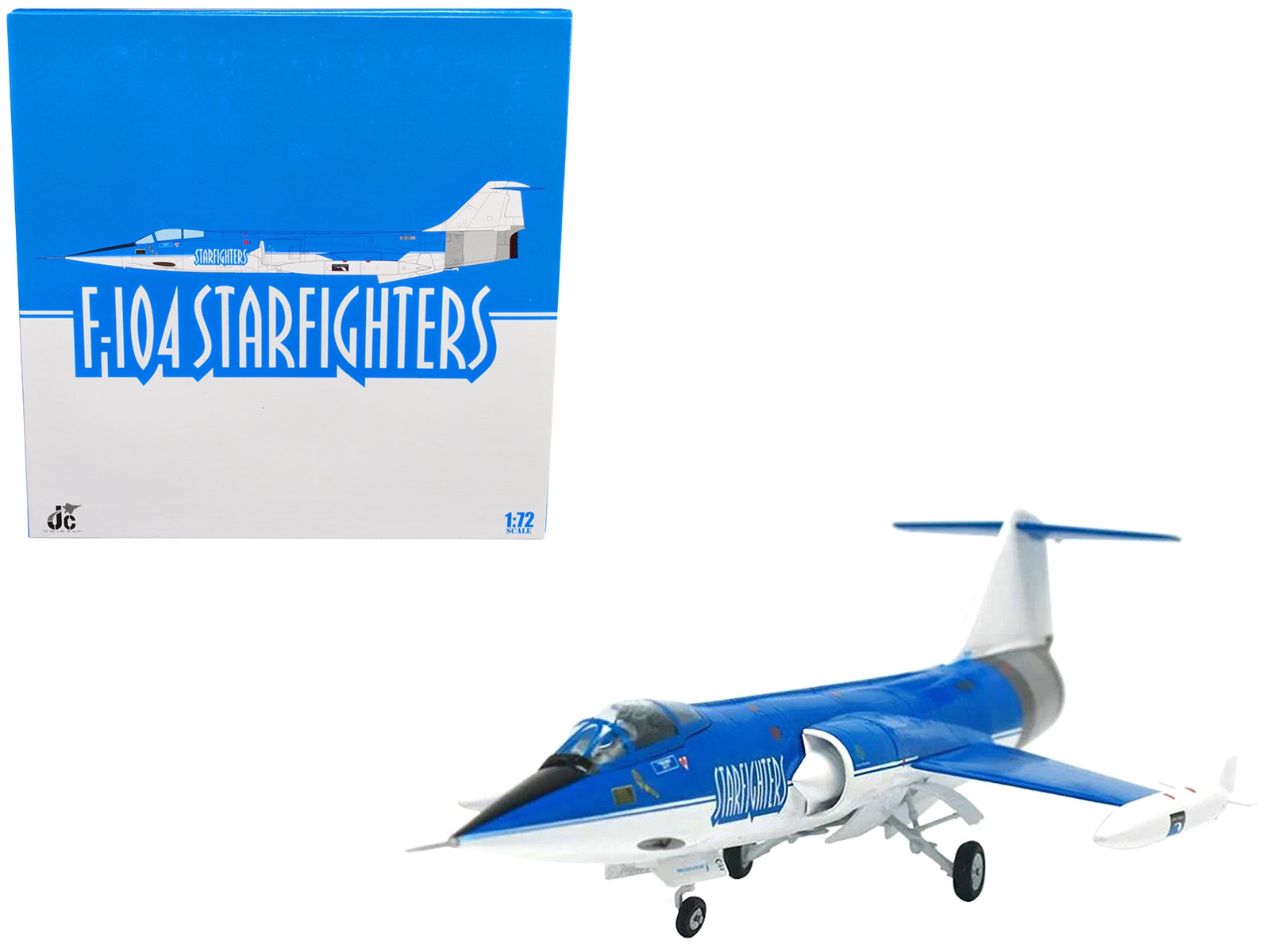 Lockheed F-104S Starfighter Aircraft "Starfighters Aerospace Aerobatics Team" (2012) 1/72 Diecast Model by JC Wings - Minihomy