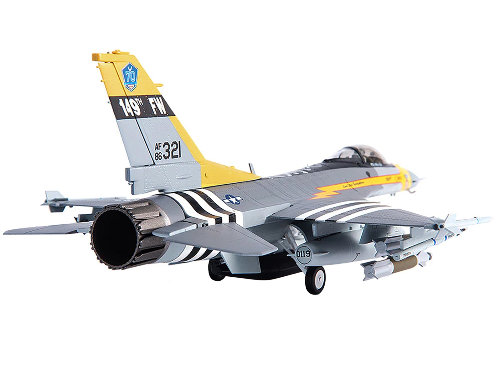 General Dynamics F-16C Fighting Falcon Fighter Aircraft 70 years Anniversary