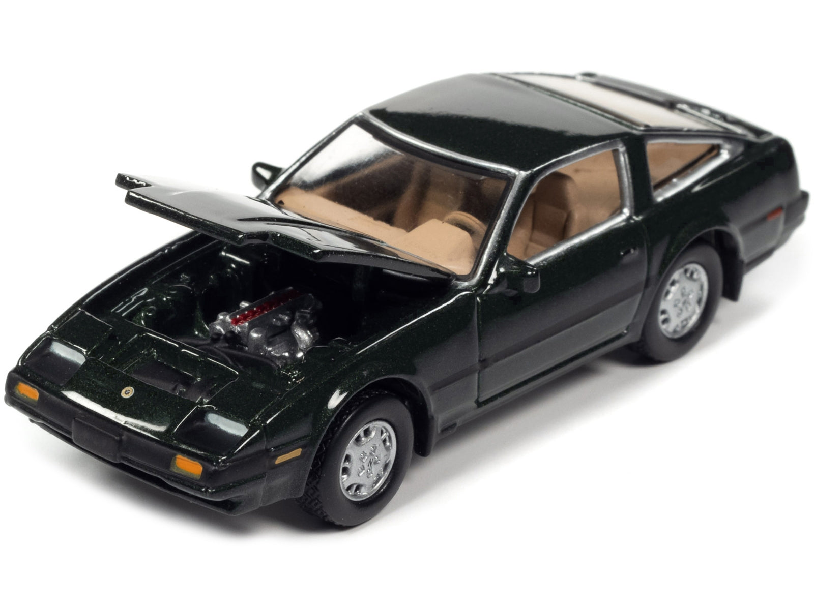 1984 Nissan 300ZX Dark Green with Black Stripes "Classic Gold Collection" - Minihomy