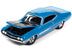 Johnny Lightning 1/64 Diecast: 1971 Ford Torino Cobra Grabber Blue With Stripes - Minihomy