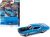 Johnny Lightning 1/64 Diecast: 1971 Ford Torino Cobra Grabber Blue With Stripes - Minihomy