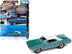 Johnny Lightning 1/64 Diecast: 1967 Oldsmobile 442 W-30 Aquamarine Metallic with White Top - Minihomy