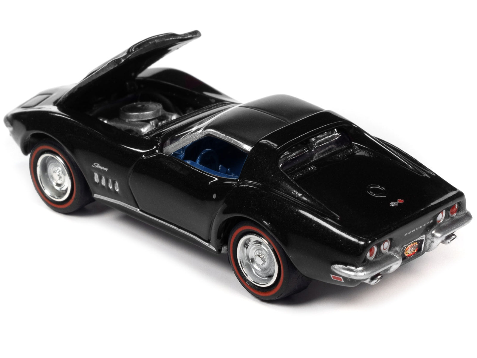 1969 Chevrolet Corvette 427 Tuxedo Black with Blue Interior "MCACN (Muscle Car and Corvette Nationals)" - Minihomy