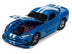 2014 Dodge Challenger R/T White with Blue Stripes and Graphics and 2008 Dodge Viper SRT10 Blue Metallic with White Stripes - Minihomy