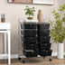 10-Drawer Rolling Storage Cart-Black - Minihomy