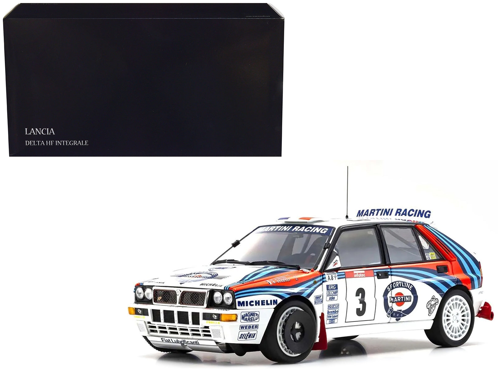 1992 Lancia Delta HF Integrale Evoluzione #3 Didier Auriol - Bernard Occelli "Martini Racing" 3rd Place - Minihomy