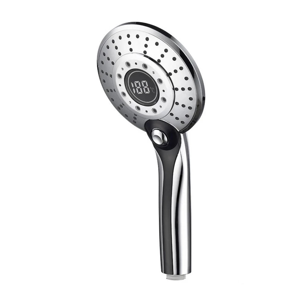 Adjustable 3 Mode 3 Color LED Shower Head Light Temperature Sensor RGB Bath Sprinkler Bathroom Shower Head