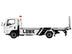 Isuzu N-Series Vehicle Flatbed Transporter RHD (Right Hand Drive) LBWK White LBWK Black 1/64 Diecast Model by True Scale Miniatures - Minihomy