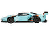 Ford GT MK II #002 #15 Light Blue with Orange Stripes Limited Edition to 6000 pieces Worldwide 1/64 Diecast Model Car by True Scale Miniatures - Minihomy