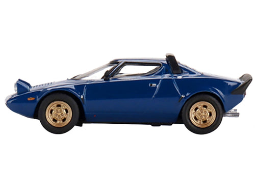 Lancia Stratos HF Stradale Bleu Vincennes Blue Limited Edition to 1800 pieces Worldwide 1/64 Diecast Model Car by True Scale Miniatures