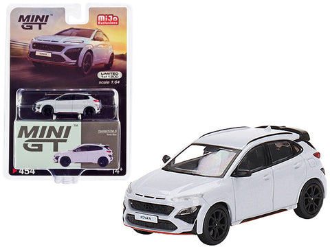 Hyundai KONA N Sonic Blue Limited Edition to 1200 pieces Worldwide 1/64 Diecast Model Car by True Scale Miniatures