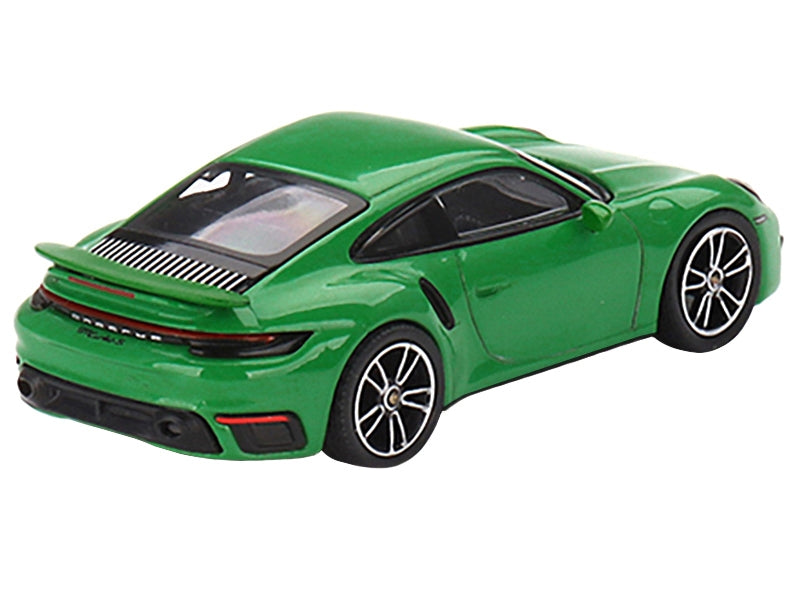 Porsche 911 Turbo S Python Green Limited Edition to 3000 pieces Worldwide 1/64 Diecast Model Car by True Scale Miniatures - Minihomy