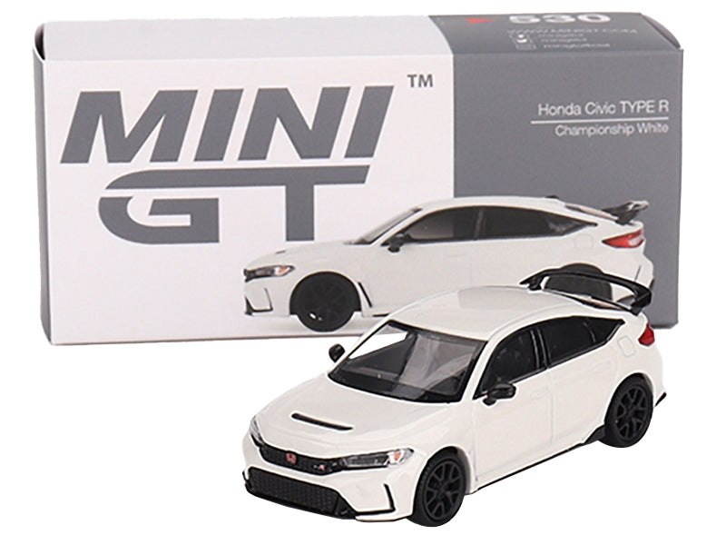 2023 Honda Civic Type R Championship White Limited Edition to 3000 pieces Worldwide 1/64 Diecast Model Car by True Scale Miniatures - Minihomy