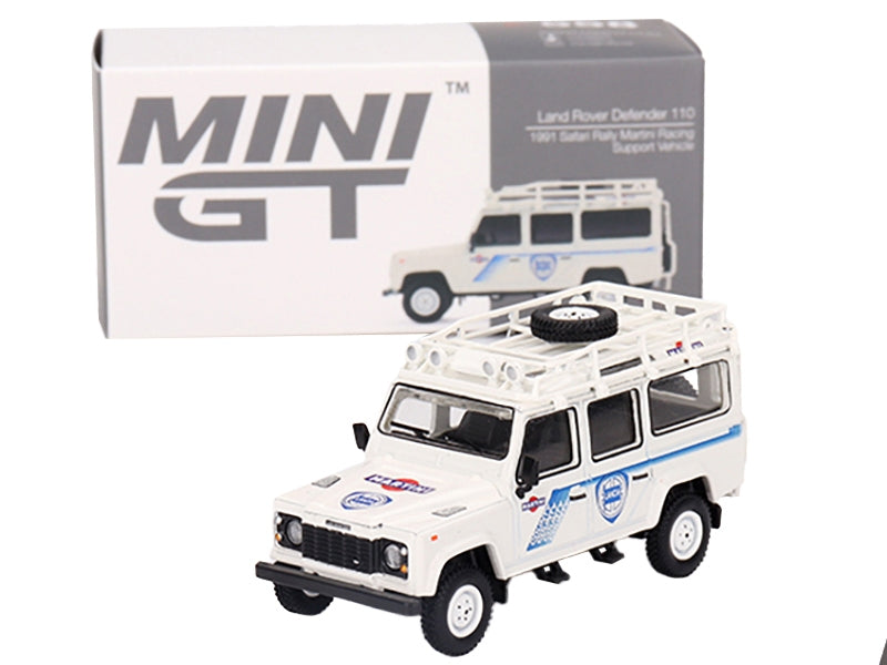 Land Rover Defender 110 "1991 Safari Rally Martini Racing" Support Vehicle 1/64 Diecast Model Car by True Scale Miniatures - Minihomy