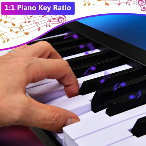 88-Key Portable Electronic Piano with Voice Function