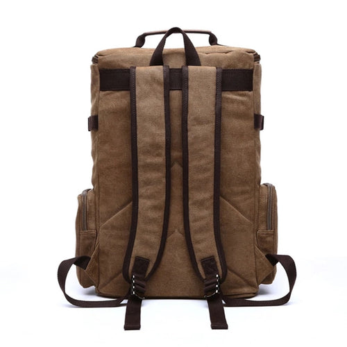 Men's Backpack Vintage Canvas Backpack  Men's Travel Bags Large Capacity Backpack Laptop Backpack