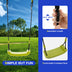 440 Pounds Kids Swing Set with Two Swings and One Glider - Minihomy