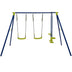 440 Pounds Kids Swing Set with Two Swings and One Glider - Minihomy