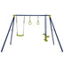 3-in-1 Outdoor Swing Set for Kids Aged 3 to 10 - Minihomy