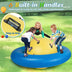 7.5 Foot Giant Inflatable Dome Rocker Bouncer with 6 Built-in Handles for Kids-Blue - Minihomy