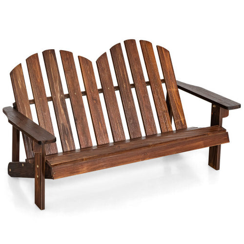2 Person Adirondack Chair with High Backrest