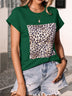 Animal Print Round Neck T-Shirt