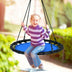 40" Flying Saucer Round Swing Kids Play Set-Blue - Minihomy