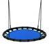 40" Flying Saucer Round Swing Kids Play Set-Blue - Minihomy