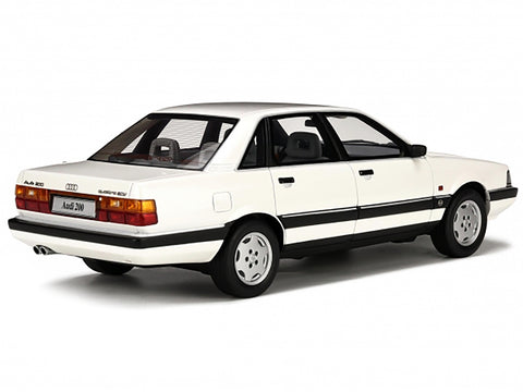 1989 Audi 200 Quattro 20V Pearl White Limited Edition to 2000 pieces Worldwide 1/18 Model Car by Otto Mobile