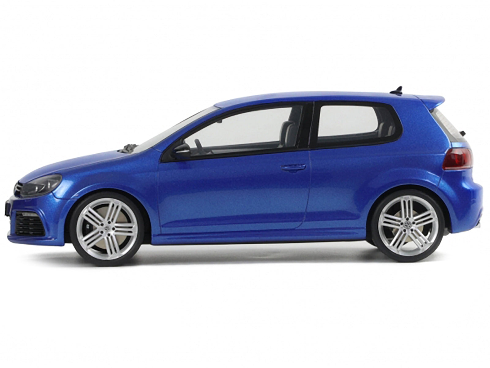 2010 Volkswagen Golf VI R Rising Blue Metallic Limited Edition to 3000 pieces Worldwide 1/18 Model Car by Otto Mobile - Minihomy