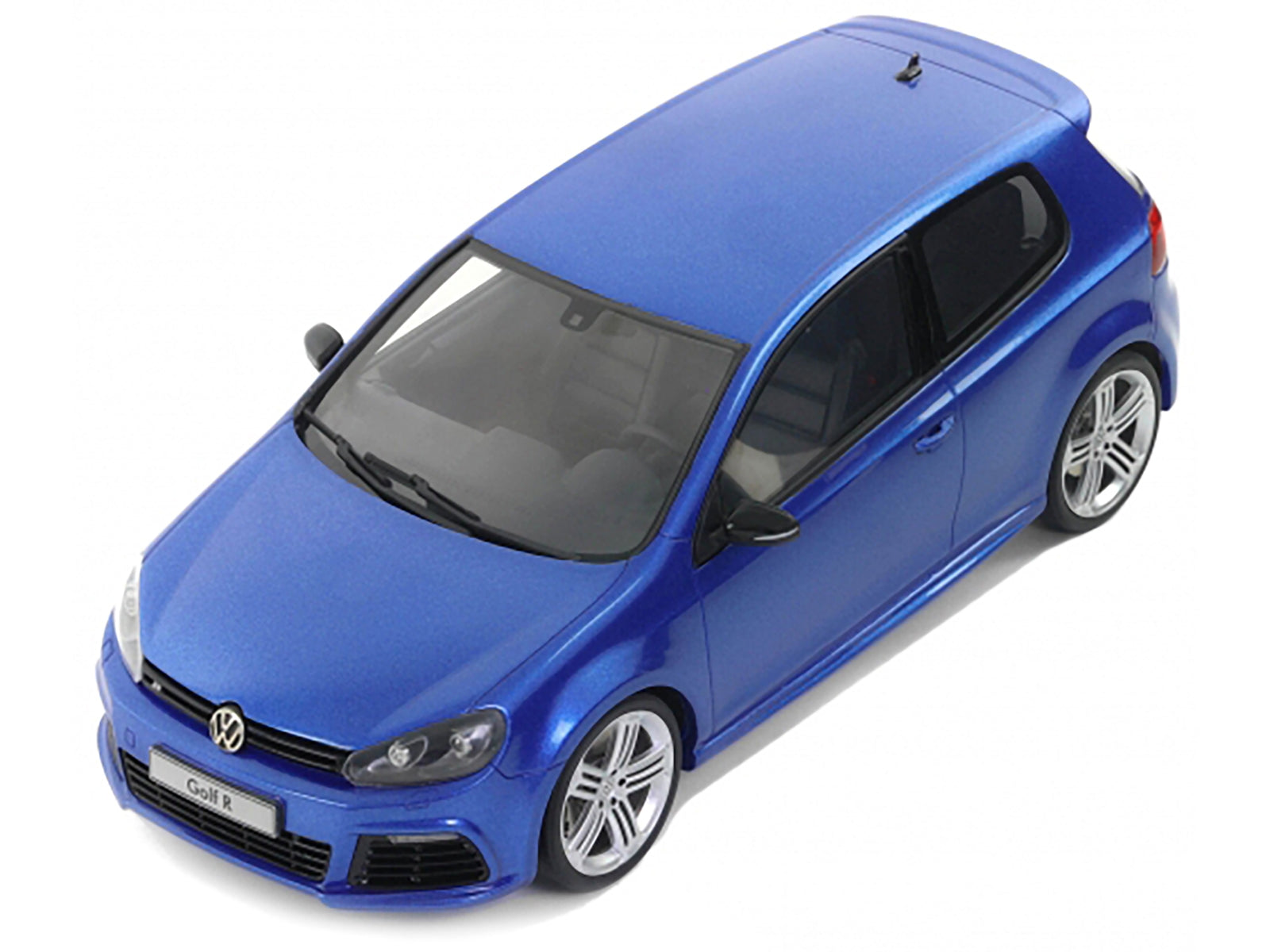 2010 Volkswagen Golf VI R Rising Blue Metallic Limited Edition to 3000 pieces Worldwide 1/18 Model Car by Otto Mobile - Minihomy