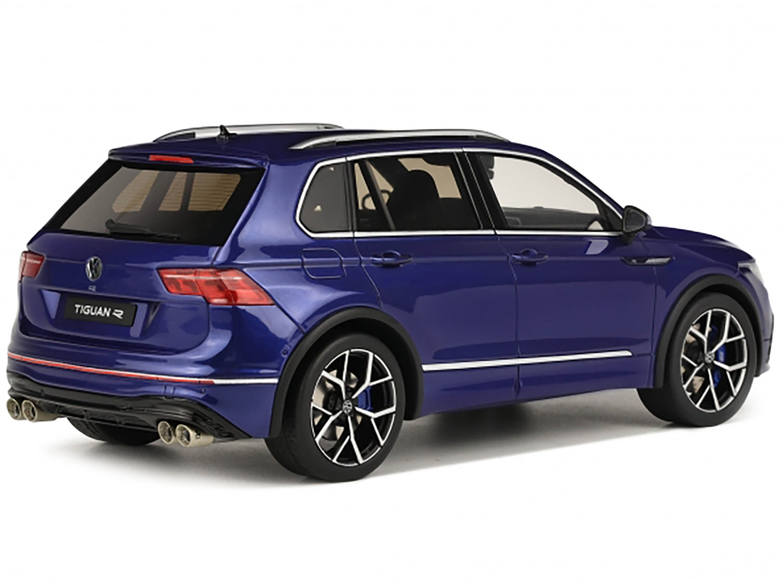 2021 Volkswagen Tiguan R Lapiz Blue Metallic Limited Edition to 1500 pieces Worldwide 1/18 Model Car by Otto Mobile - Minihomy