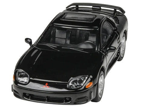 Mitsubishi 3000GT GTO Pyrenees Black with Sunroof 1/64 Diecast Model Car by Paragon Models