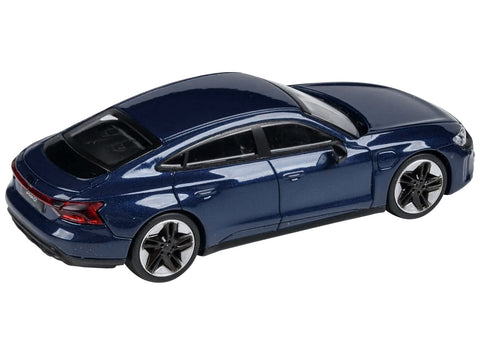Audi E-tron GT RS Ascari Blue Metallic 1/64 Diecast Model Car by Paragon Models