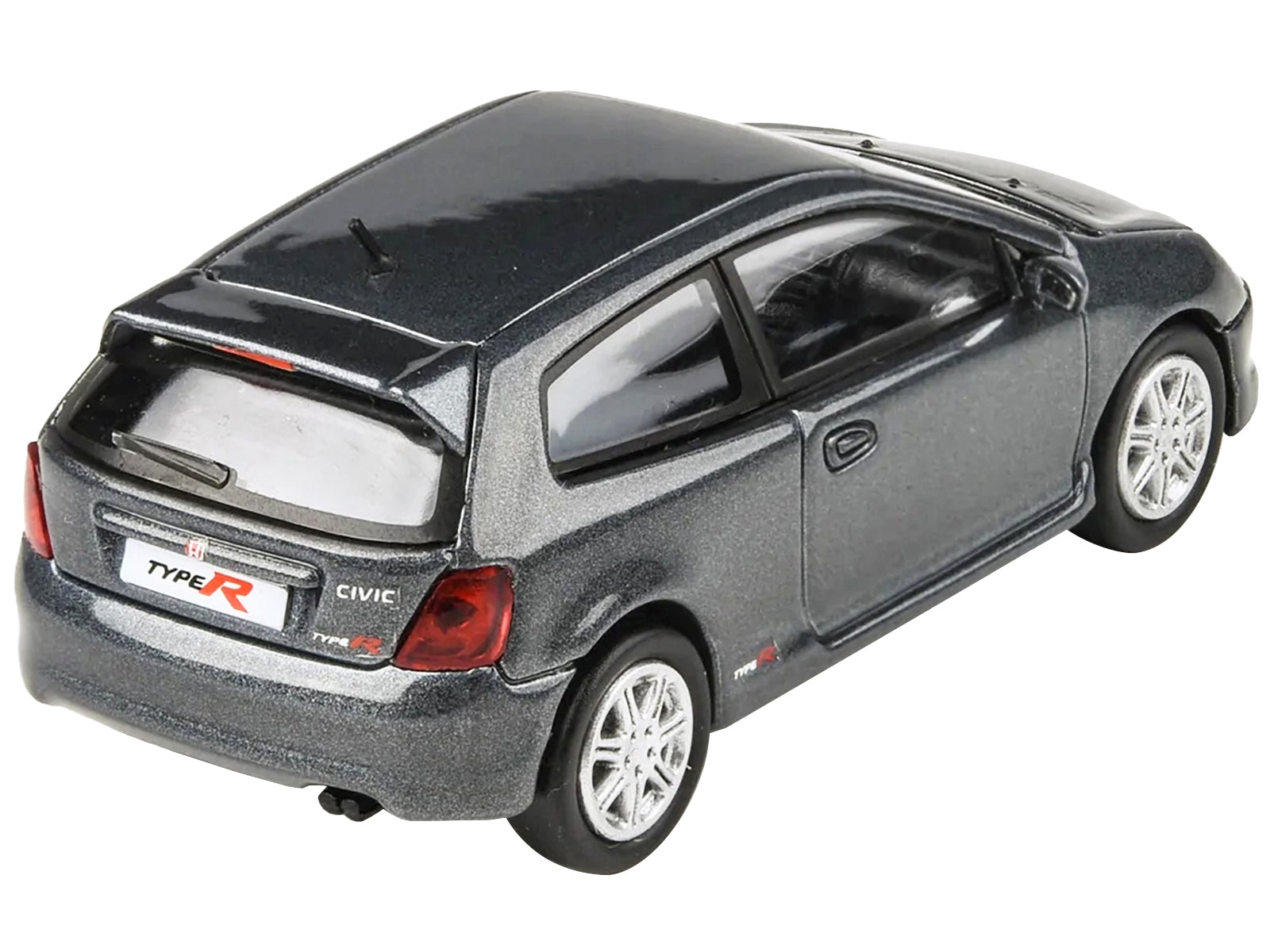 2001 Honda Civic Type R EP3 Cosmic Gray Metallic 1/64 Diecast Model Car by Paragon Models - Minihomy