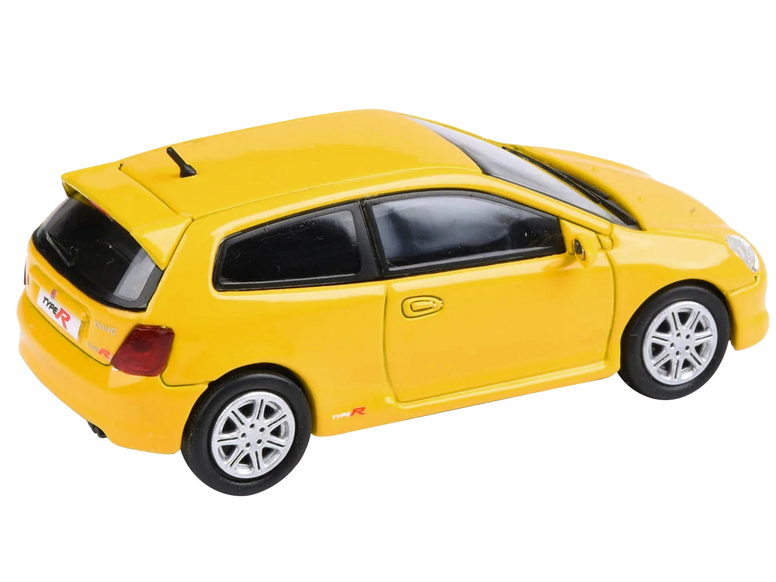 2001 Honda Civic Type R EP3 Sunlight Yellow 1/64 Diecast Model Car by Paragon Models - Minihomy