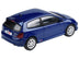 2001 Honda Civic Type R EP3 Vivid Blue Pearl Metallic 1/64 Diecast Model Car by Paragon Models - Minihomy