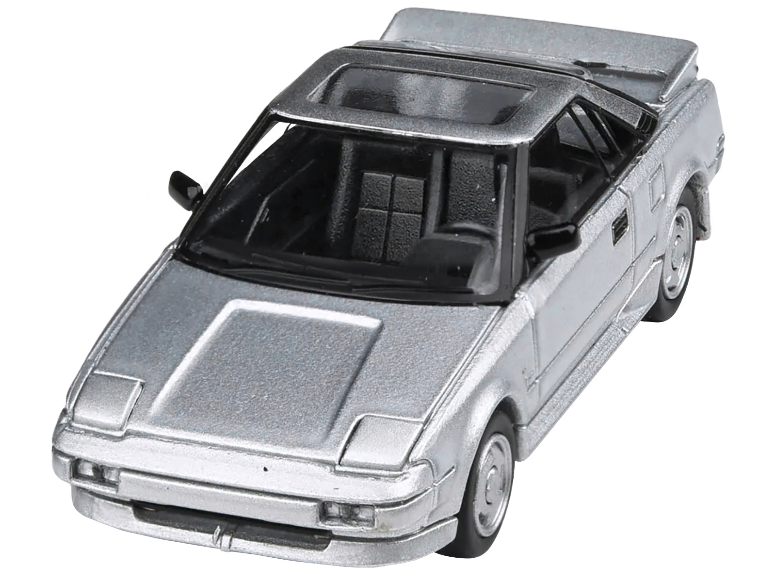 1985 Toyota MR2 MK1 Super Silver Metallic with Sunroof 1/64 Diecast Model Car by Paragon Models - Minihomy