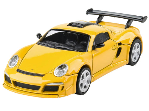 2012 RUF CTR3 Clubsport Blossom Yellow 1/64 Diecast Model Car by Paragon Models
