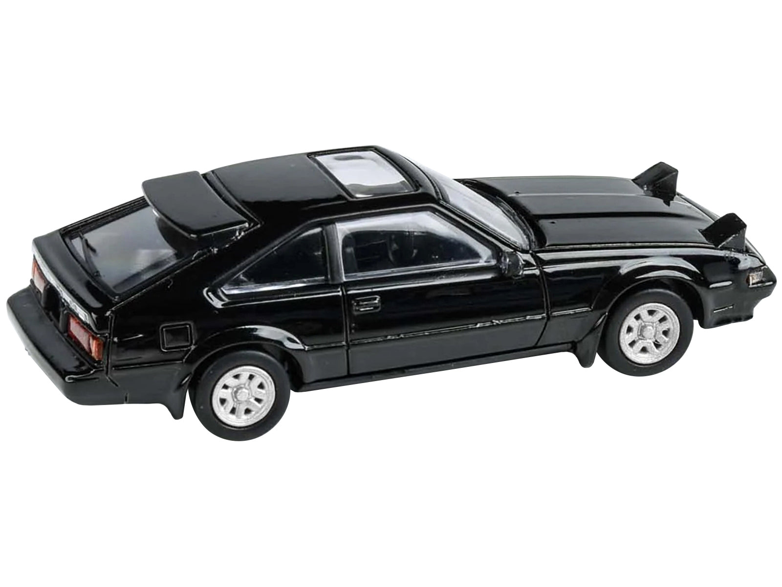 1984 Toyota Celica Supra XX Black with Sunroof 1/64 Diecast Model Car by Paragon Models - Minihomy